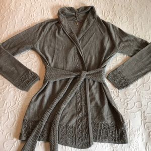 Anthropologie wrap sweater